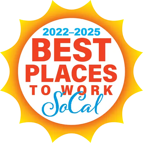 First Place of Best Places to Work SoCal 2025
