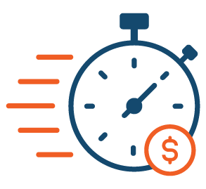 clock with money