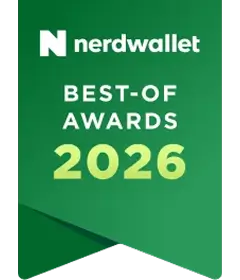 Nerdwallet best of awards badge