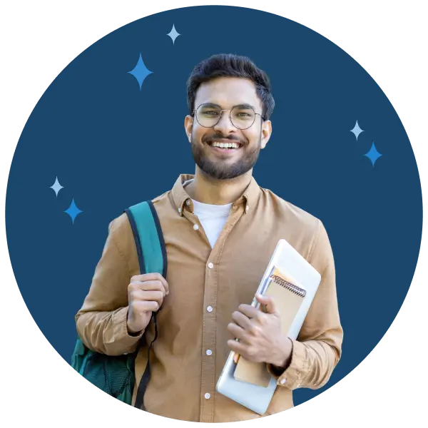 Happy Person With Glasses