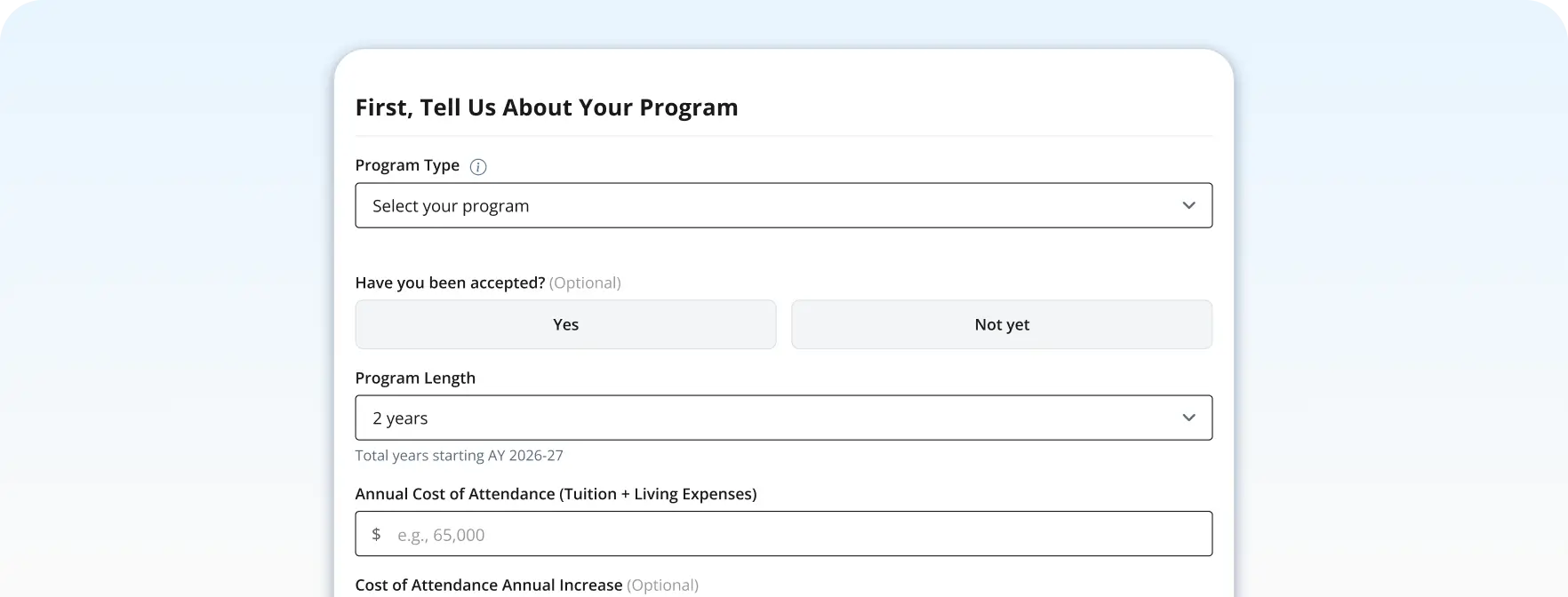 For Schools Grad Calculator