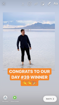 Day 39 scholarship winner