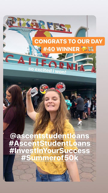 Day 40 scholarship winner