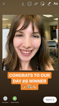 Day 6 scholarship winner