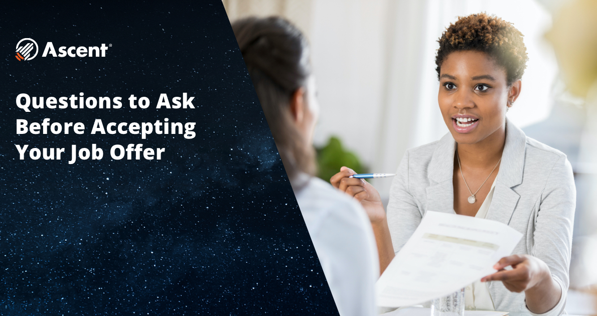 Link to blog post: Top Questions to Ask Before Accepting A Job Offer