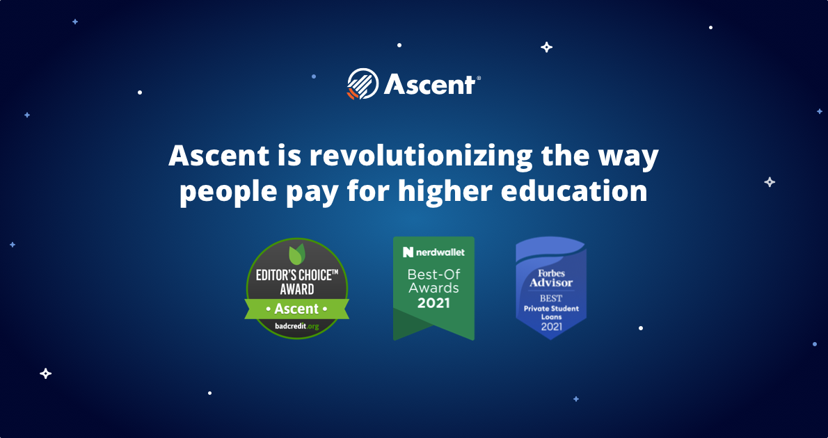 Link to blog post: Ascent Named Best Private Student Loan for 2021