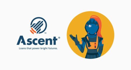 Ascent Funding logo with Haley